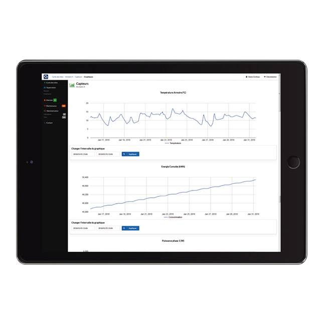 Application mobile pour armoires électriques connectées