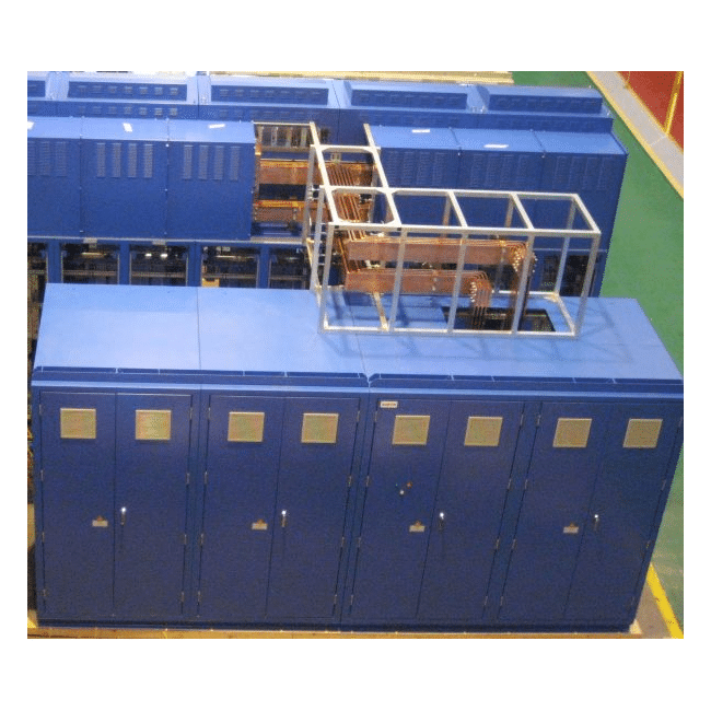 Armoires industrielles bleues